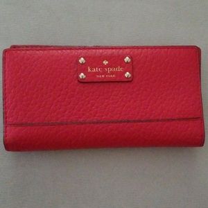 Kate Spade Red Wallet Pocketbook